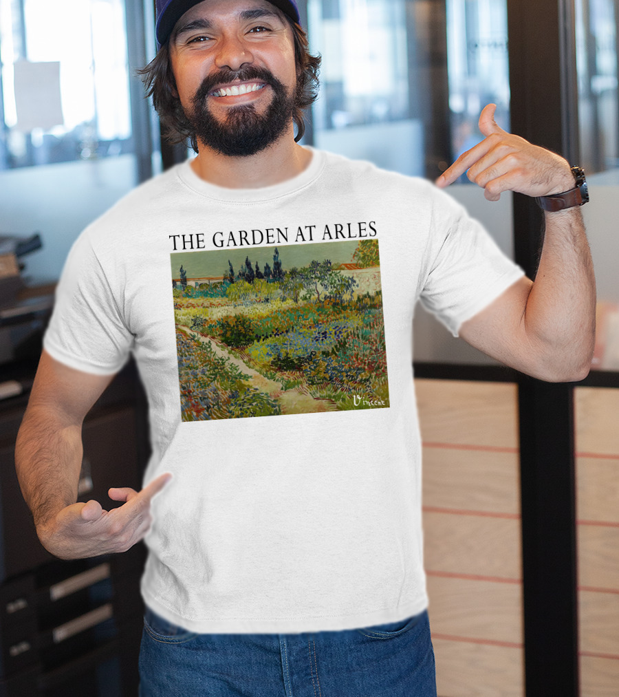 The Garden At Arles Vincent Van Gogh Vincent Signature T-Shirt