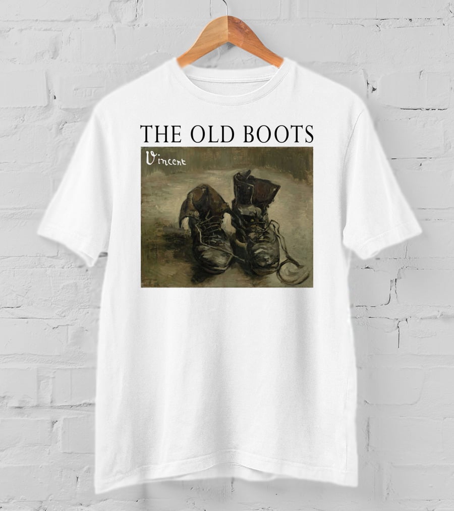 The Old Boots Vincent Van Gogh Painting Vintage T-Shirt
