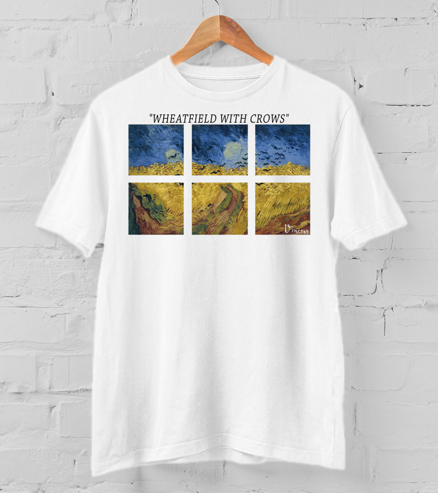 Vincent Van Gogh Wheatfield With Crows Vincent T-Shirt