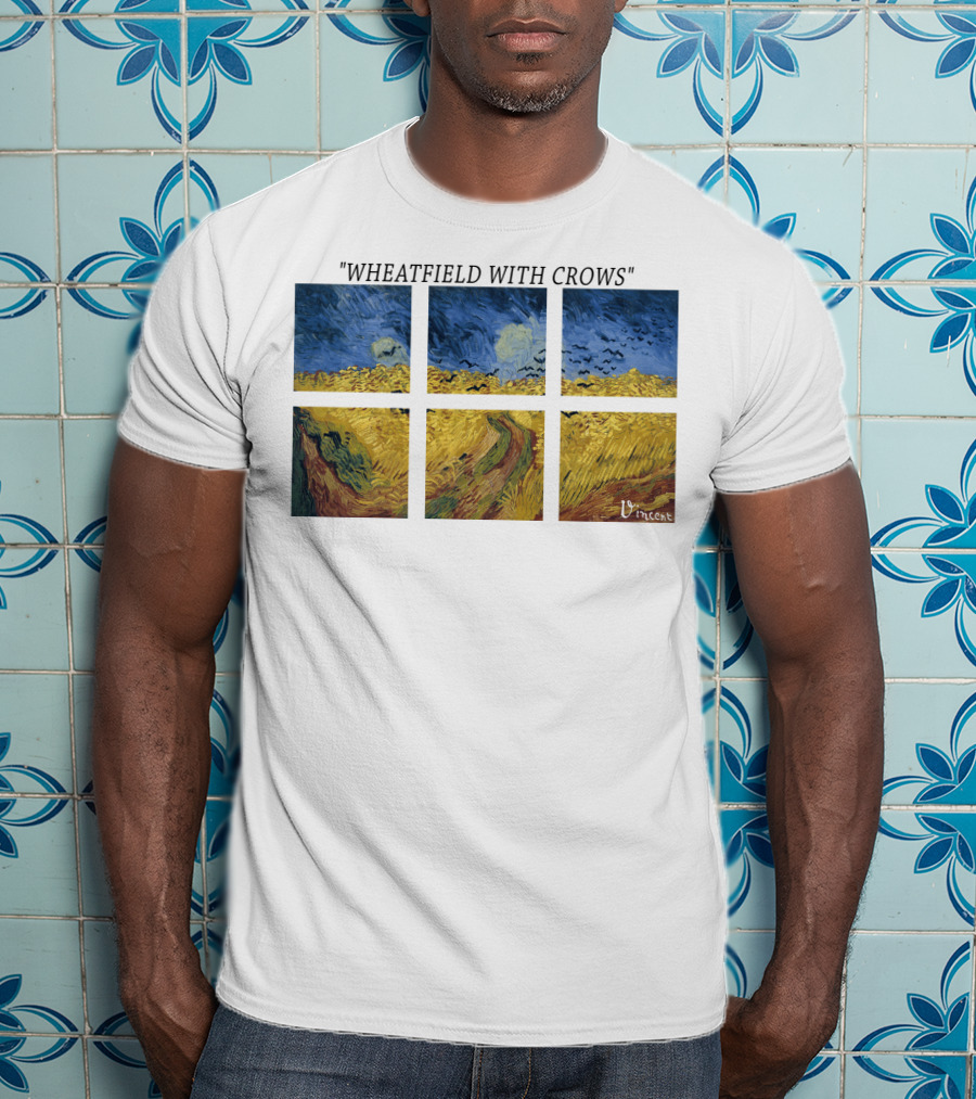 Vincent Van Gogh Wheatfield With Crows Vincent T-Shirt