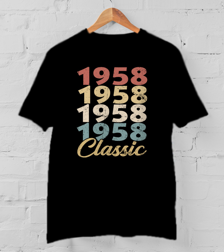 1958 Classic Retro Typography T-Shirt