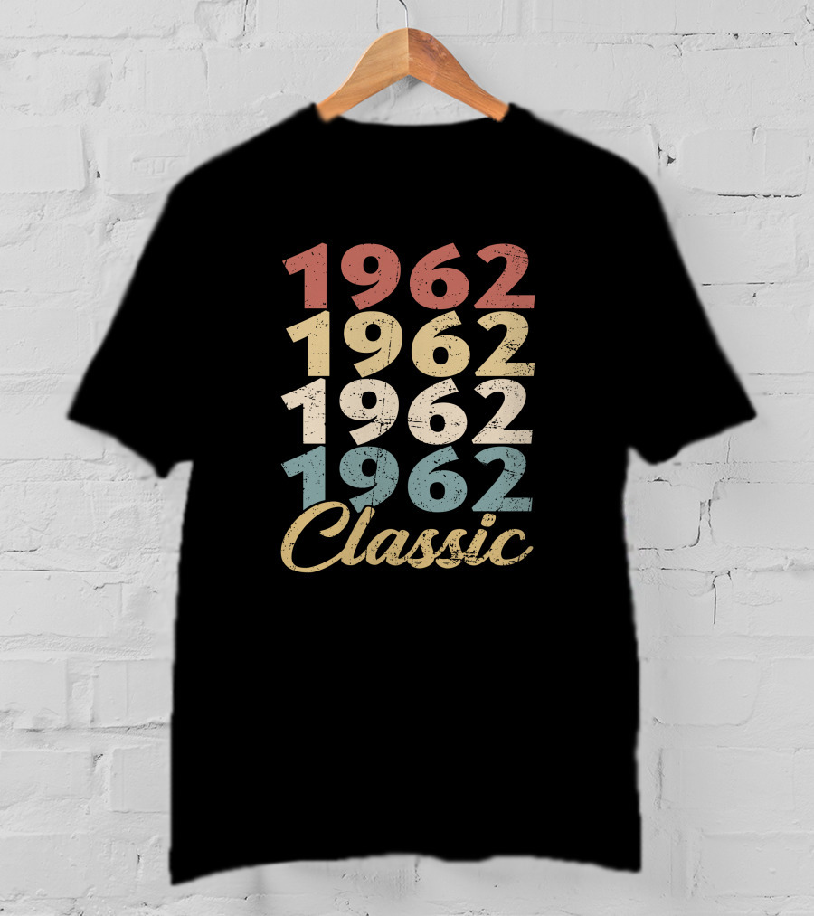 1962 Classic Vintage Numbers T-Shirt