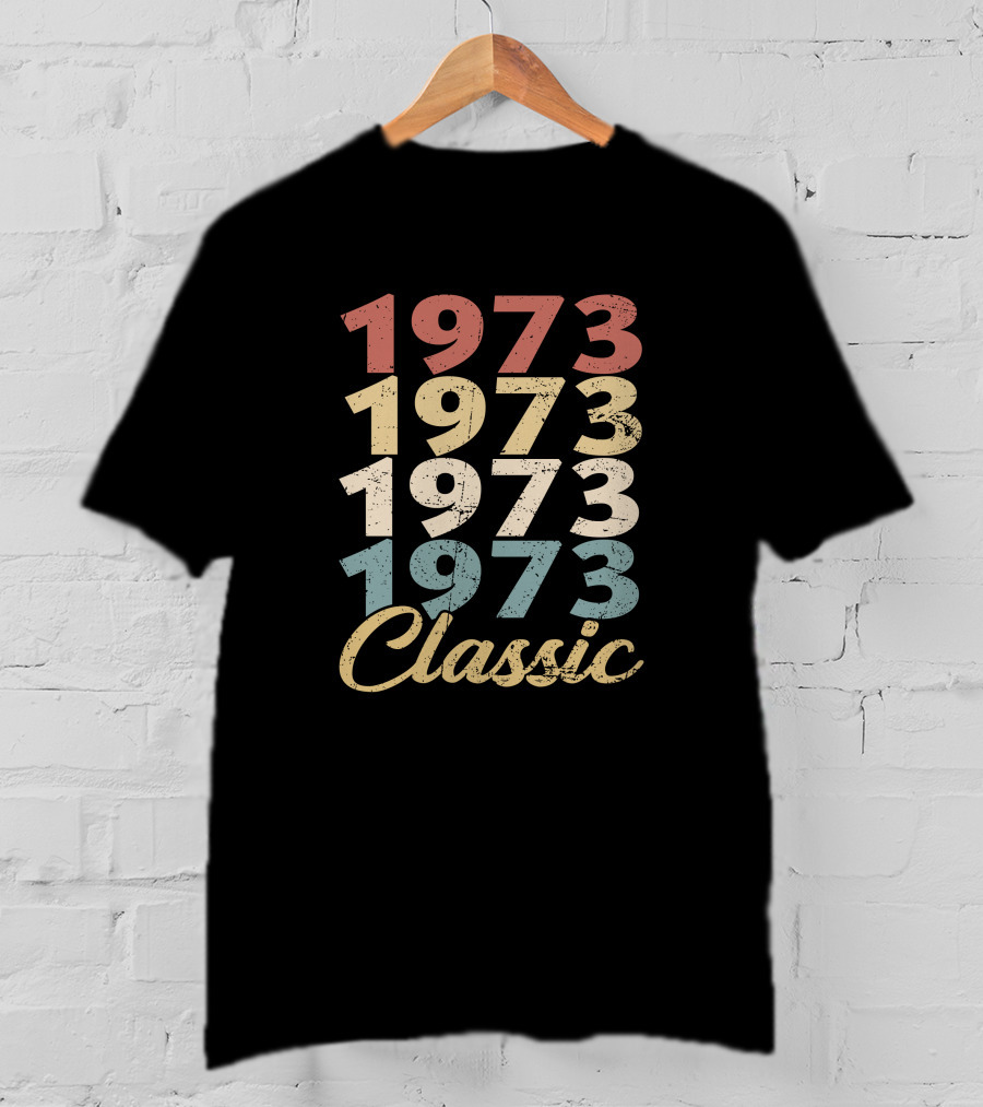 1973 Classic Retro Vintage Year T-Shirt