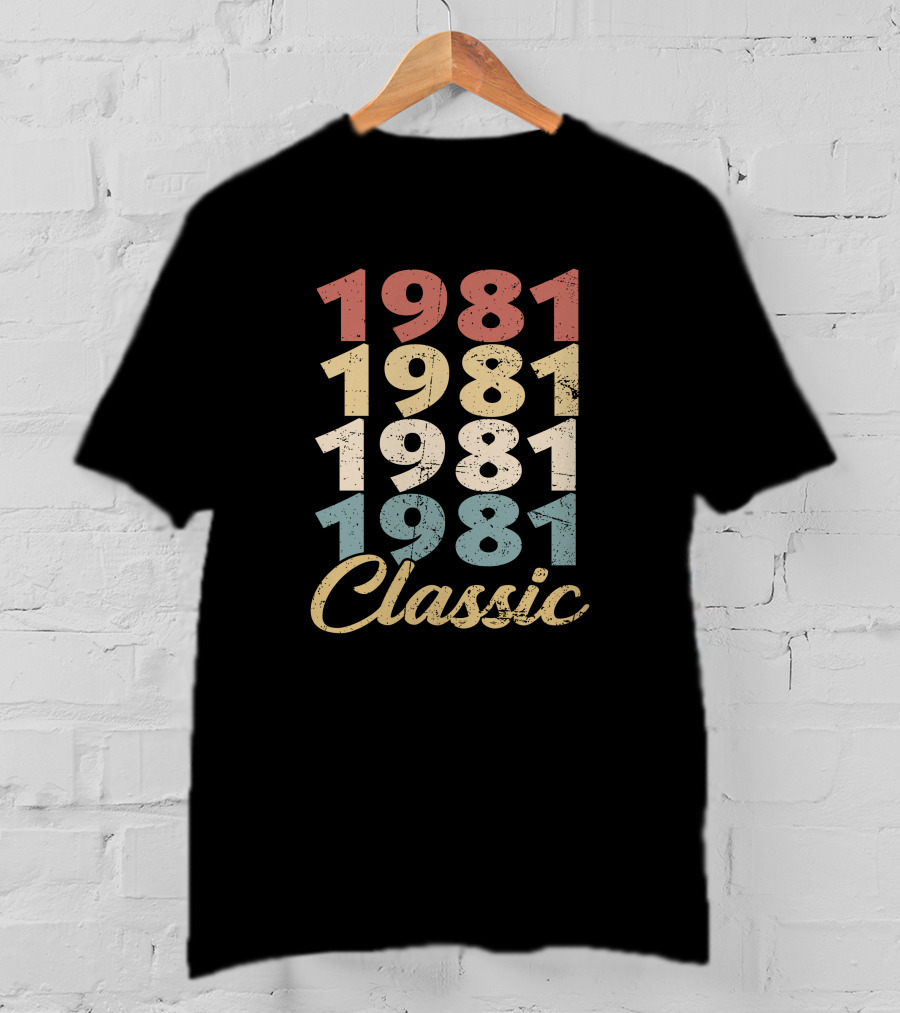 1981 Classic Vintage Retro T-Shirt