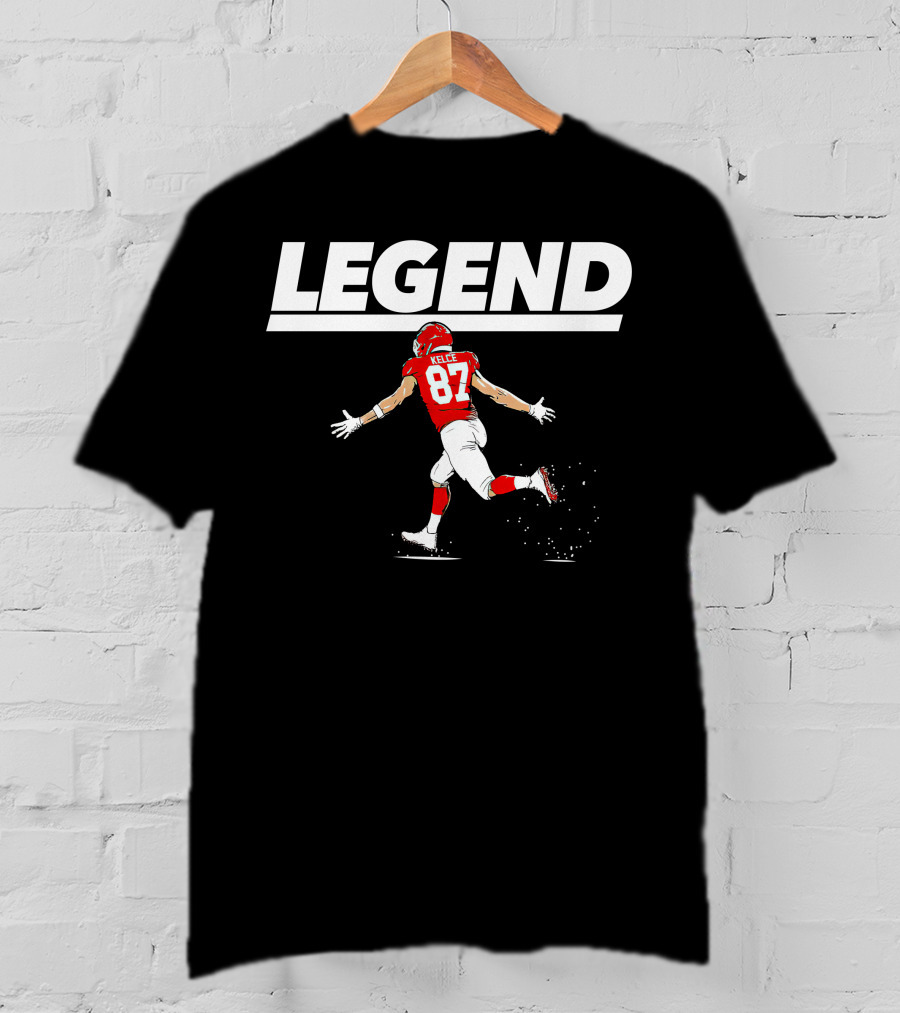 Legend Travis Kelce 87 Kansas City Chiefs T-Shirt