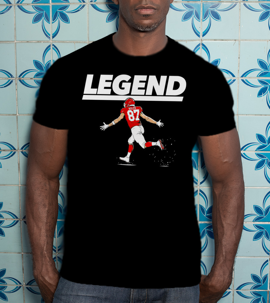Legend Travis Kelce 87 Kansas City Chiefs T-Shirt