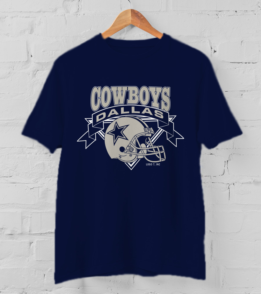 Dallas Cowboys Logo 7 Inc Helmet Star T-Shirt