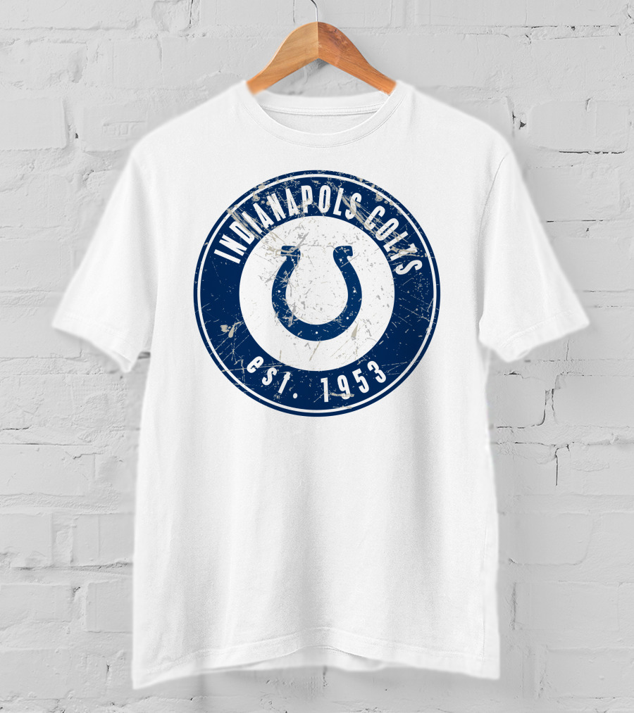 Indianapolis Colts Est. 1953 Vintage Horseshoe T-Shirt