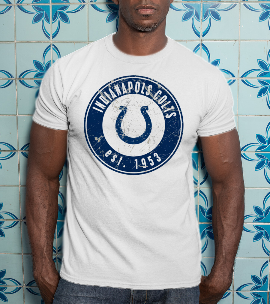 Indianapolis Colts Est. 1953 Vintage Horseshoe T-Shirt