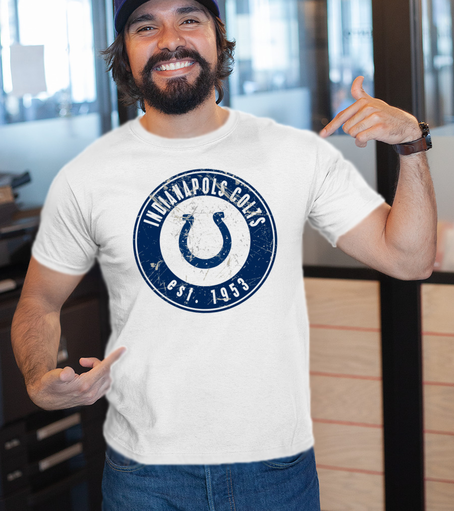 Indianapolis Colts Est. 1953 Vintage Horseshoe T-Shirt