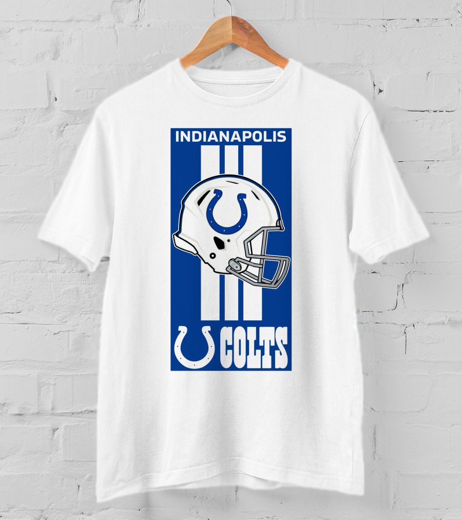 Indianapolis Colts Helmet Logo T-Shirt