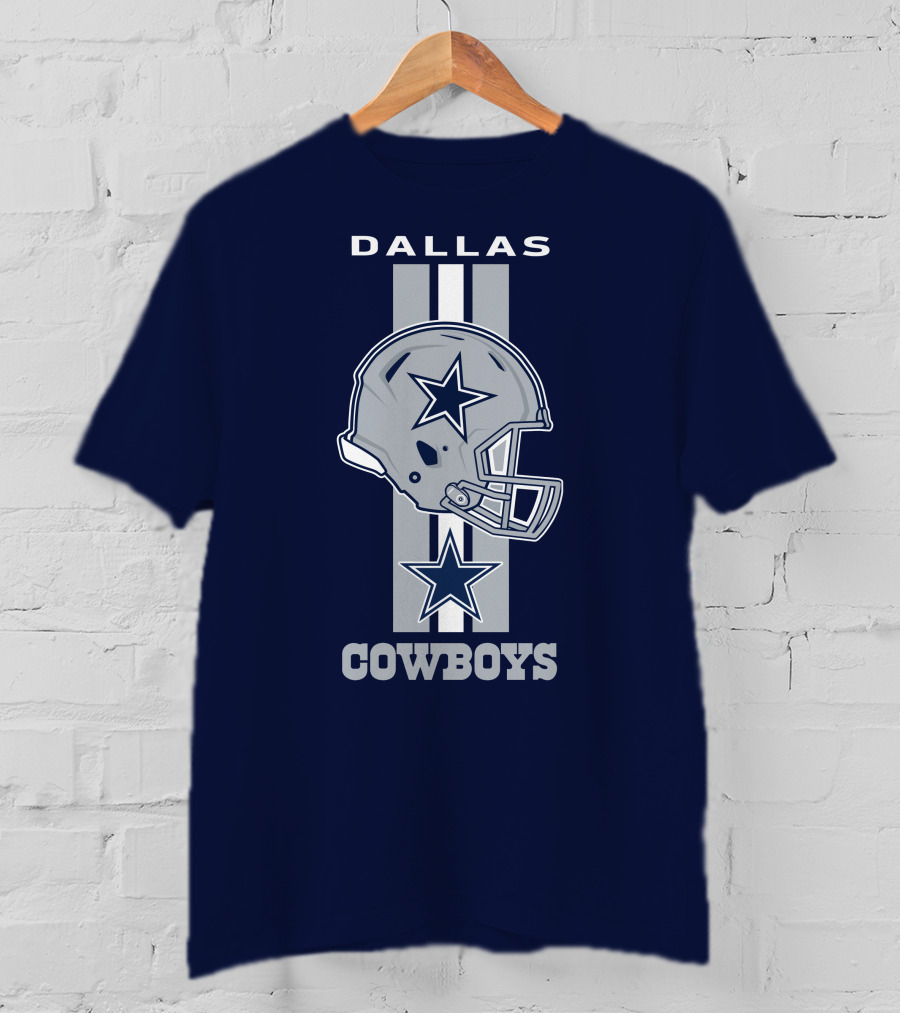 Dallas Cowboys Helmet Star Emblem T-Shirt