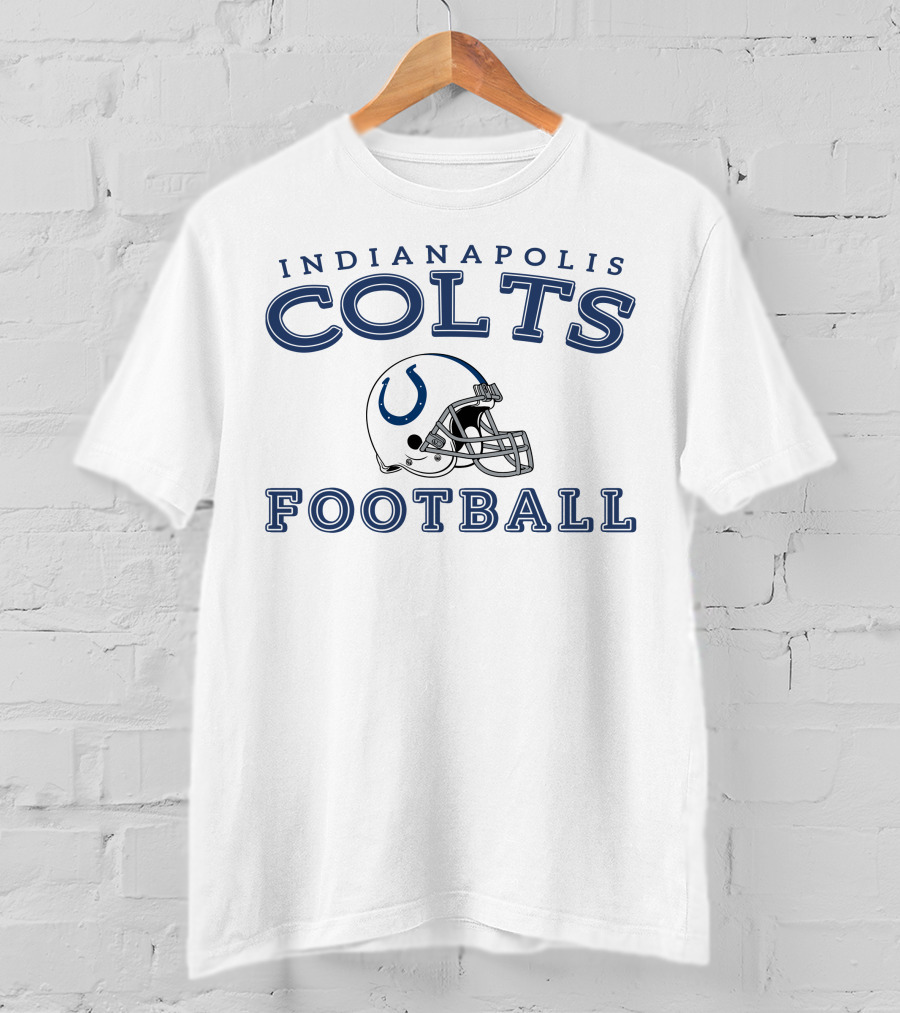 Indianapolis Colts Football Helmet T-Shirt