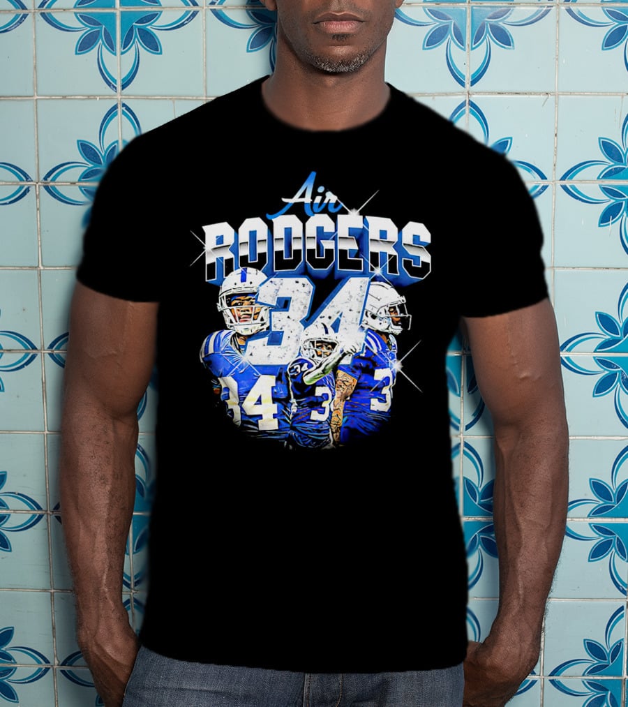 Air Rodgers 34 Indianapolis Colts Players T-Shirt