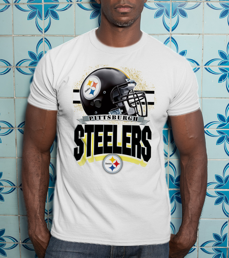 Pittsburgh Steelers Football Helmet Team T-Shirt