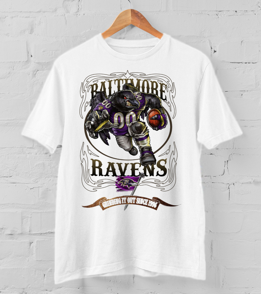 Baltimore Ravens Grinding It Out Since 1996 T-Shirt