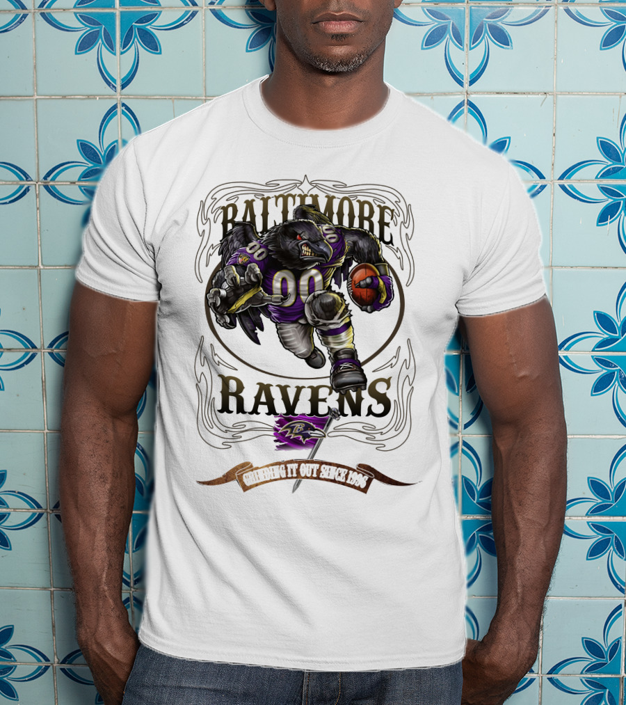 Baltimore Ravens Grinding It Out Since 1996 T-Shirt