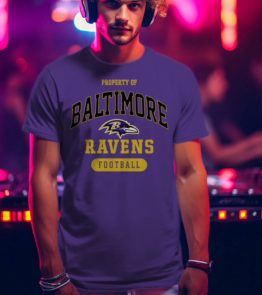 Property Of Baltimore Ravens Football T-Shirt