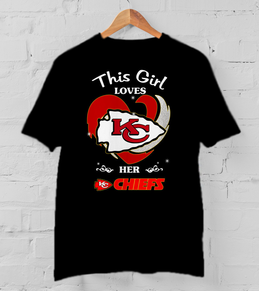 This Girl Loves Her Kansas City Chiefs T-Shirt