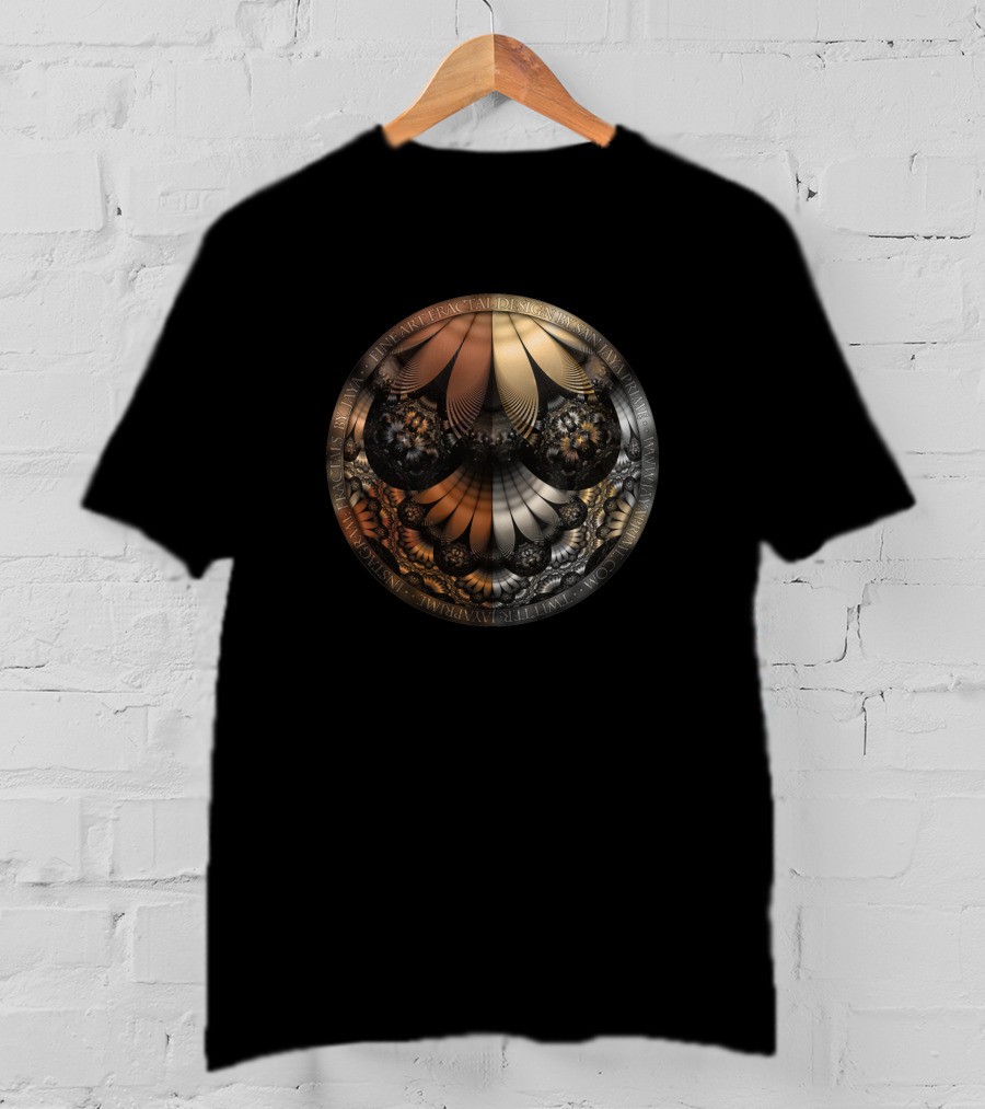 Autumn Fractal Pheasant Feathers In Davinci Enanfractal Giankayosuction Inernal Yliams Schrareal Enanslons T-Shirt