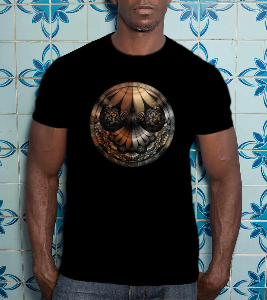Autumn Fractal Pheasant Feathers In Davinci Enanfractal Giankayosuction Inernal Yliams Schrareal Enanslons T-Shirt