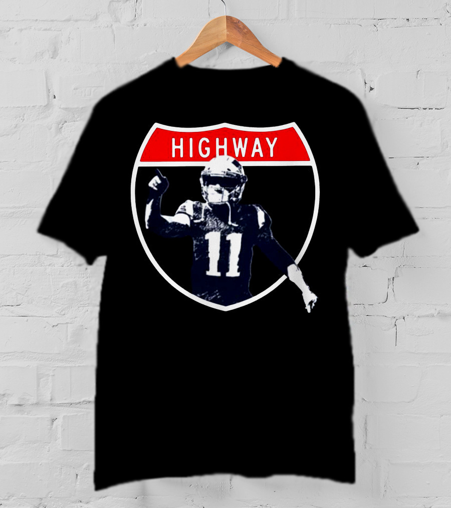 Highway Football Number 11 Shield T-Shirt