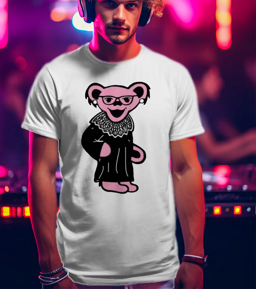 Ruth Bader Ginsburg Grateful Dead Bear T-Shirt