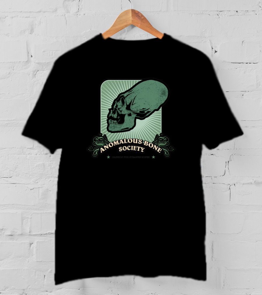 Anomalous Bone Society Skull Design 13311 T-Shirt