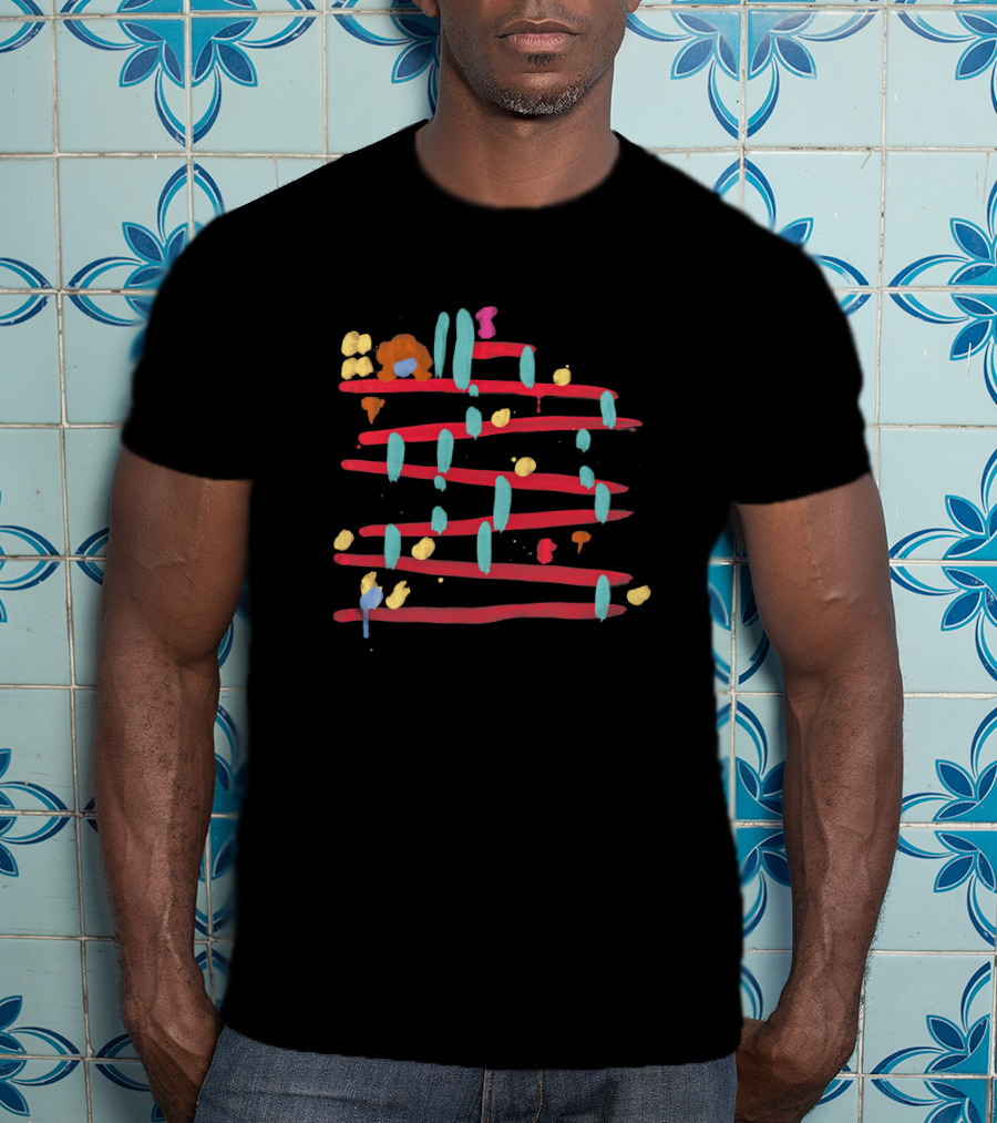 Arcade Expressionism American Flag Abstract 1729904 T-Shirt