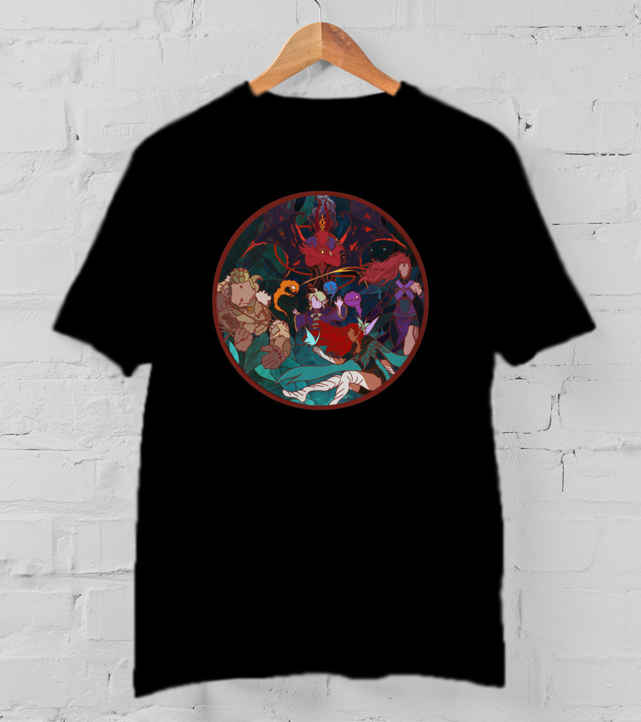 Arcana 1501753 Powerful Fantasy Characters In Mystical Forest T-Shirt