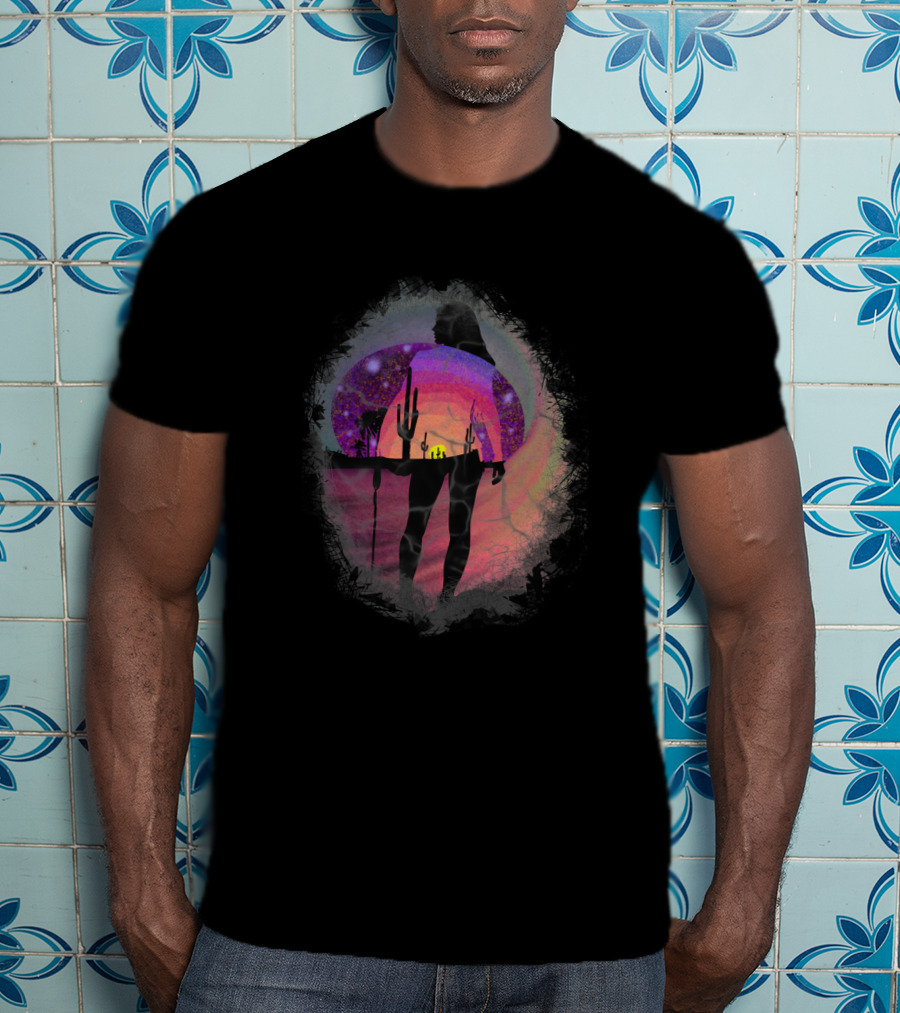 Arizona Surf Rat Cactus Desert Silhouette 984749 T-Shirt
