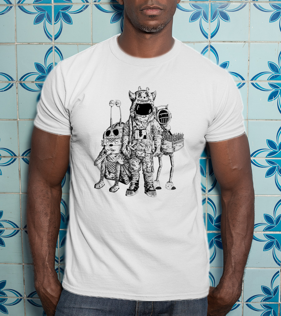 Astro And The Aliens 1100165 Intergalactic Adventure Crew T-Shirt