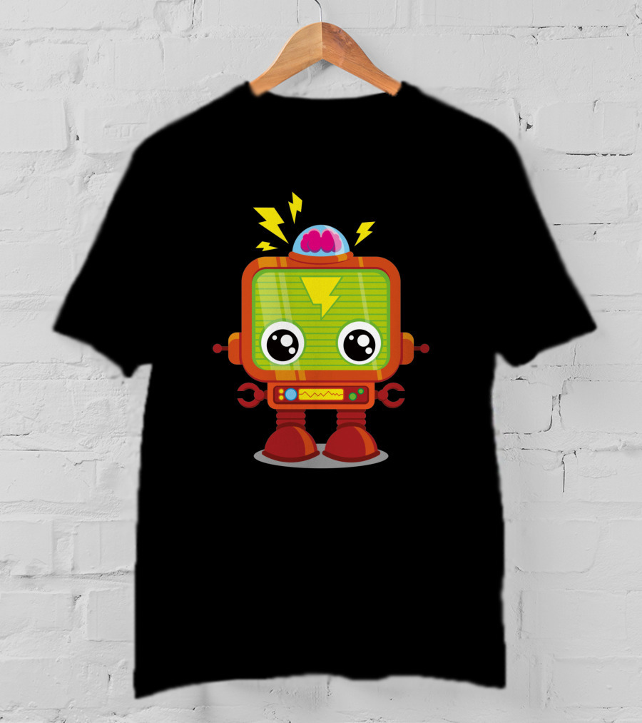 Baby Robot 29128 Lightning Brain Power T-Shirt