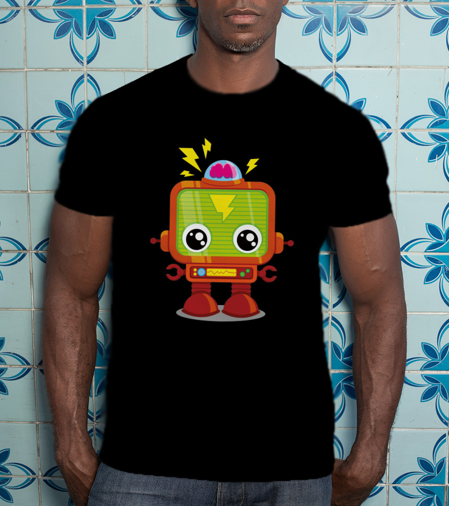 Baby Robot 29128 Lightning Brain Power T-Shirt