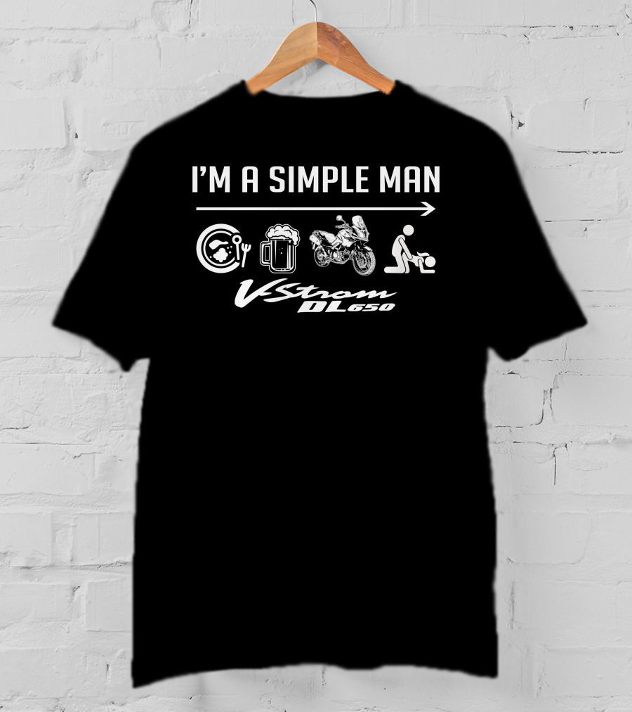 I'm A Simple Man V Strom DL650 T-Shirt