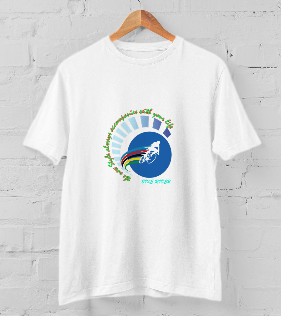 BIKE RIDER CLUB The Style Always Accompanies With Your Life T-Shirt