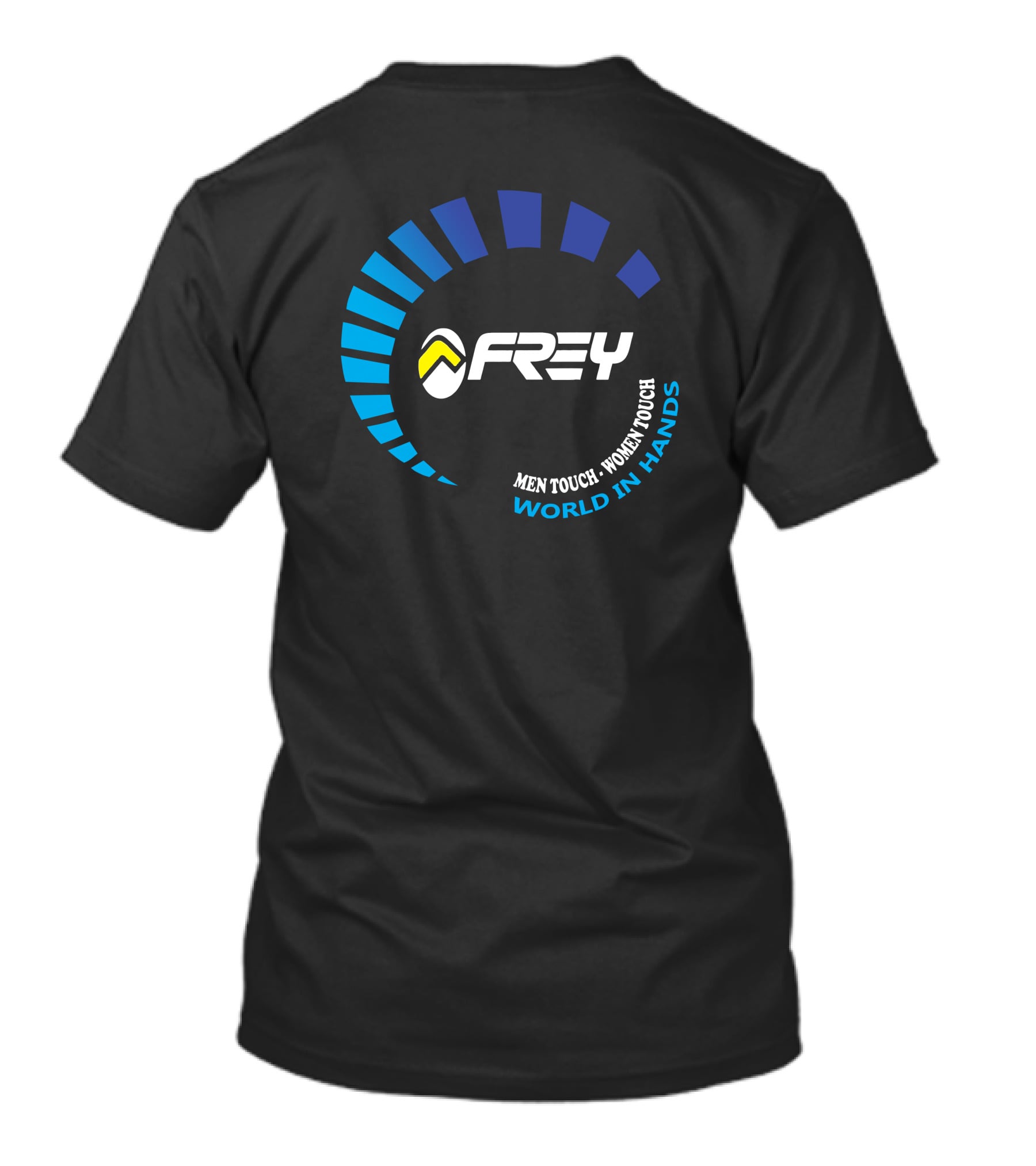 FREY Men Touch Women Touch World In Hands T-Shirt