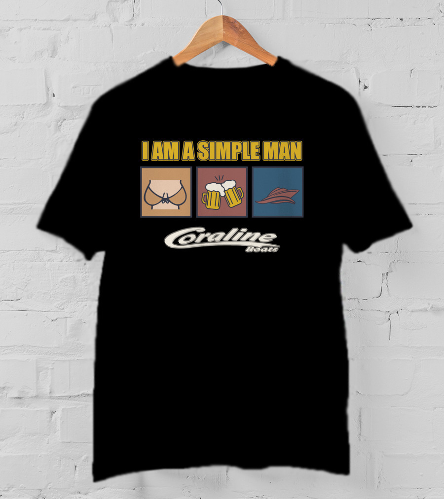 I Am A Simple Man Coraline Beats T-Shirt