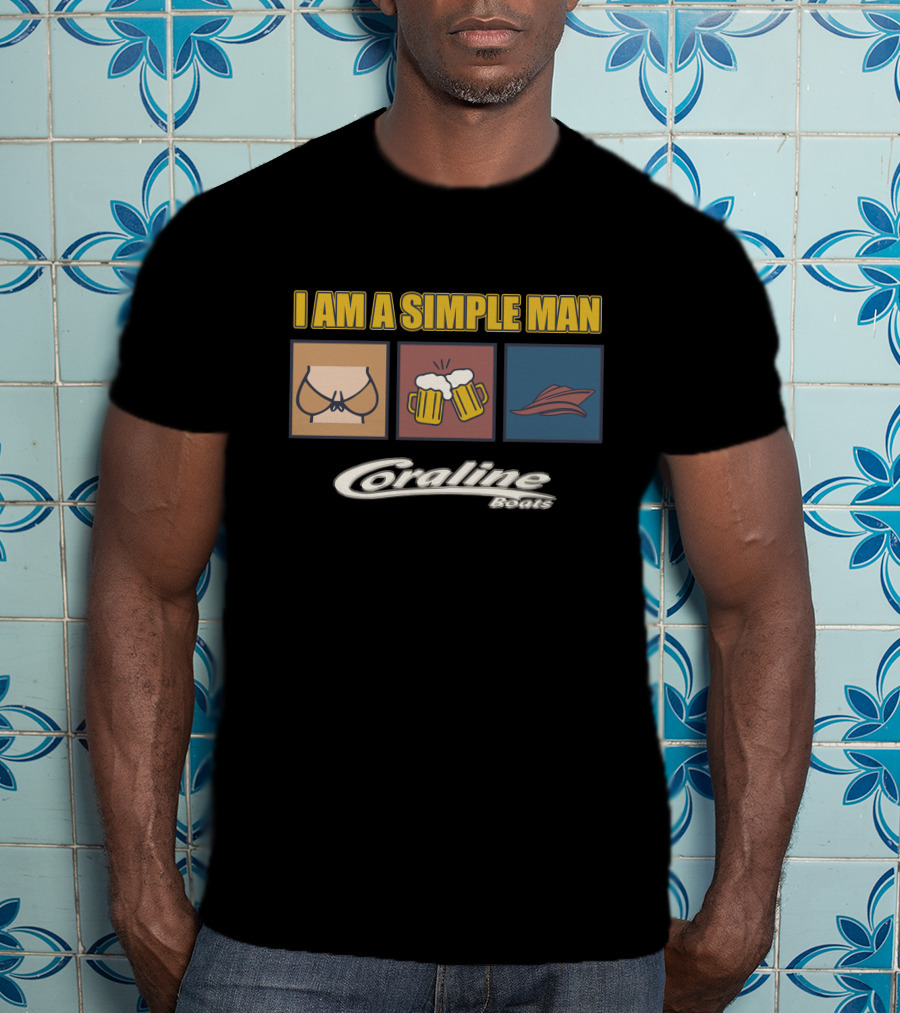 I Am A Simple Man Coraline Beats T-Shirt