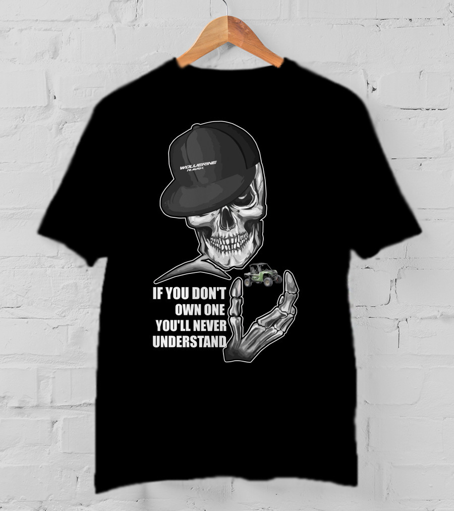 Wolverine RMAX Skull Cap Skeleton Offroad Enthusiast T-Shirt