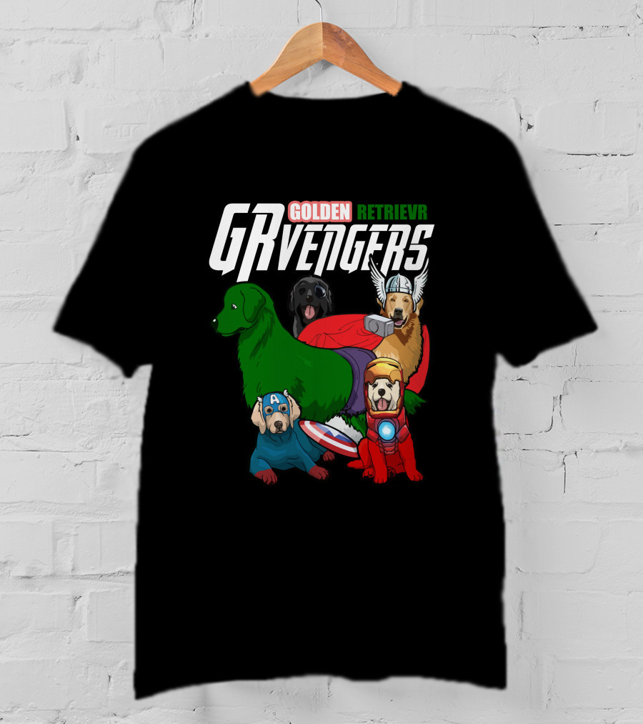 GOLDEN RETRIEVR GRVENGERS T-Shirt