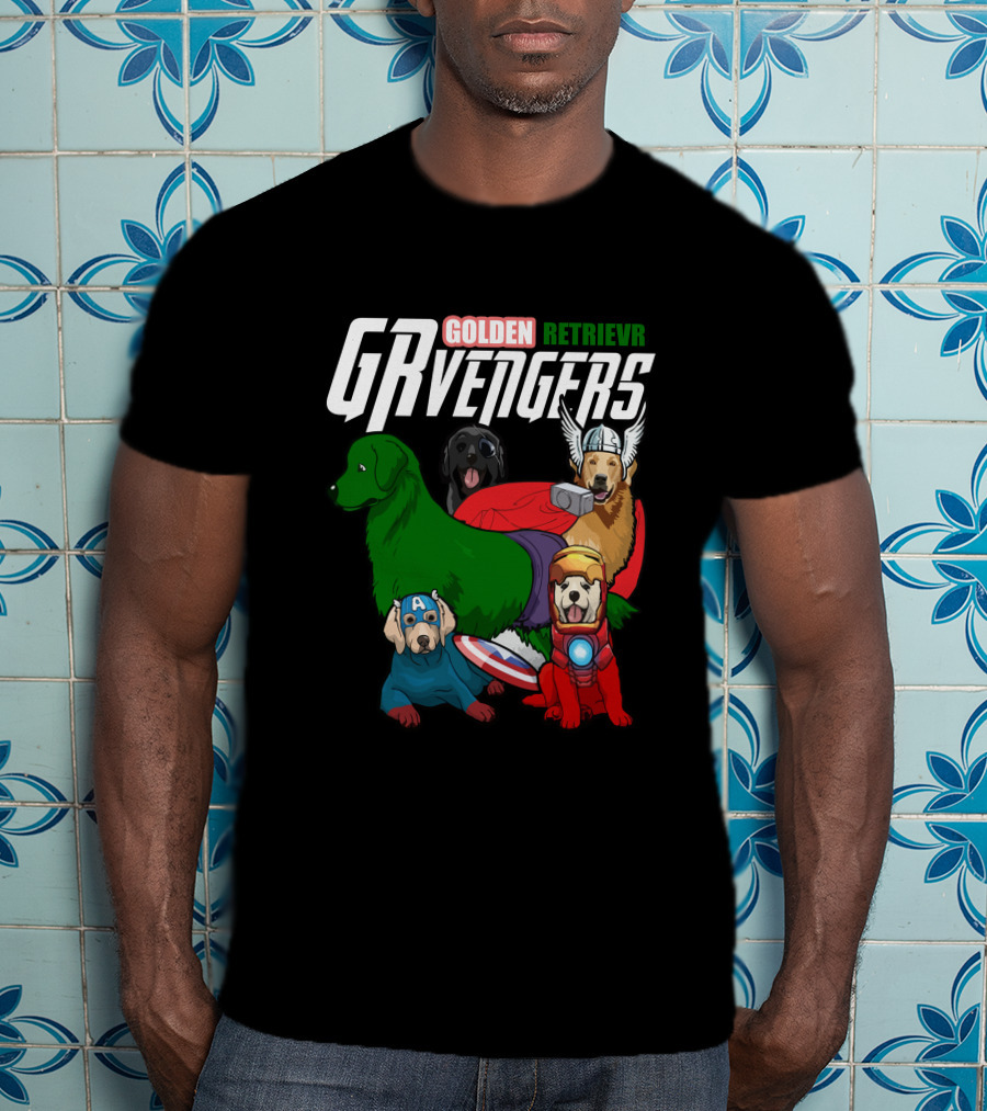 GOLDEN RETRIEVR GRVENGERS T-Shirt