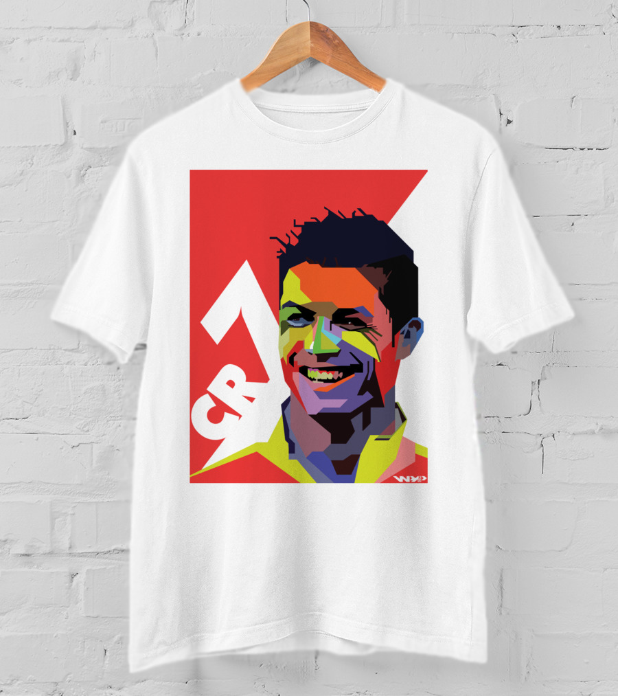 CR7 Colorful Soccer Icon T-Shirt