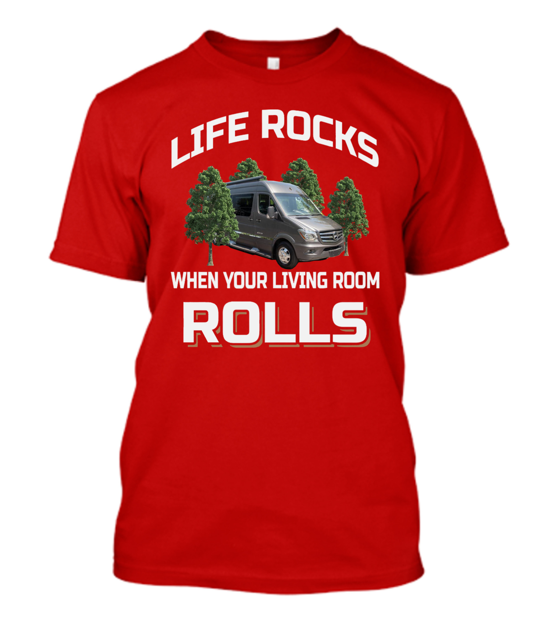 Winnebago Era Life Rocks When Your Living Room Rolls T-Shirt