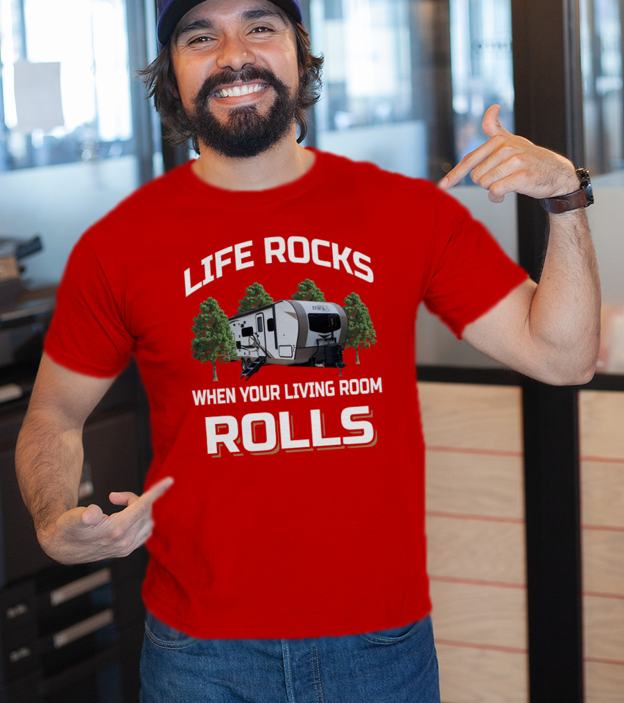 Life Rocks When Your Living Room Rolls Rockwood Mini Lite T-Shirt