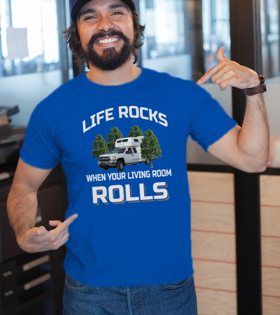 Life Rocks When Your Living Room Rolls Tiger T-Shirt