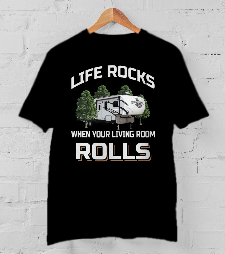 Life Rocks When Your Living Room Rolls Sportster T-Shirt