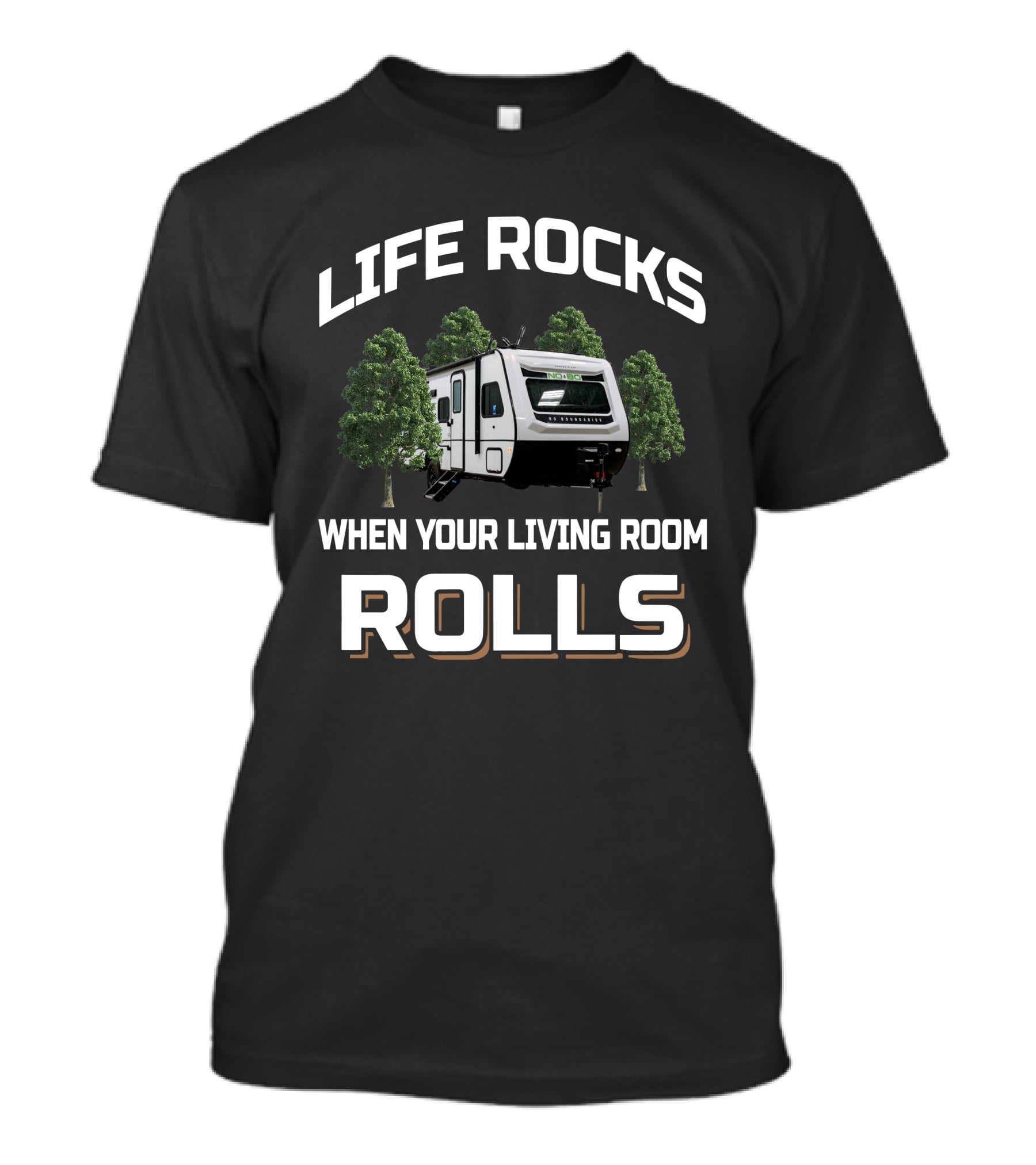 Life Rocks When Your Living Room Rolls Nobo T-Shirt