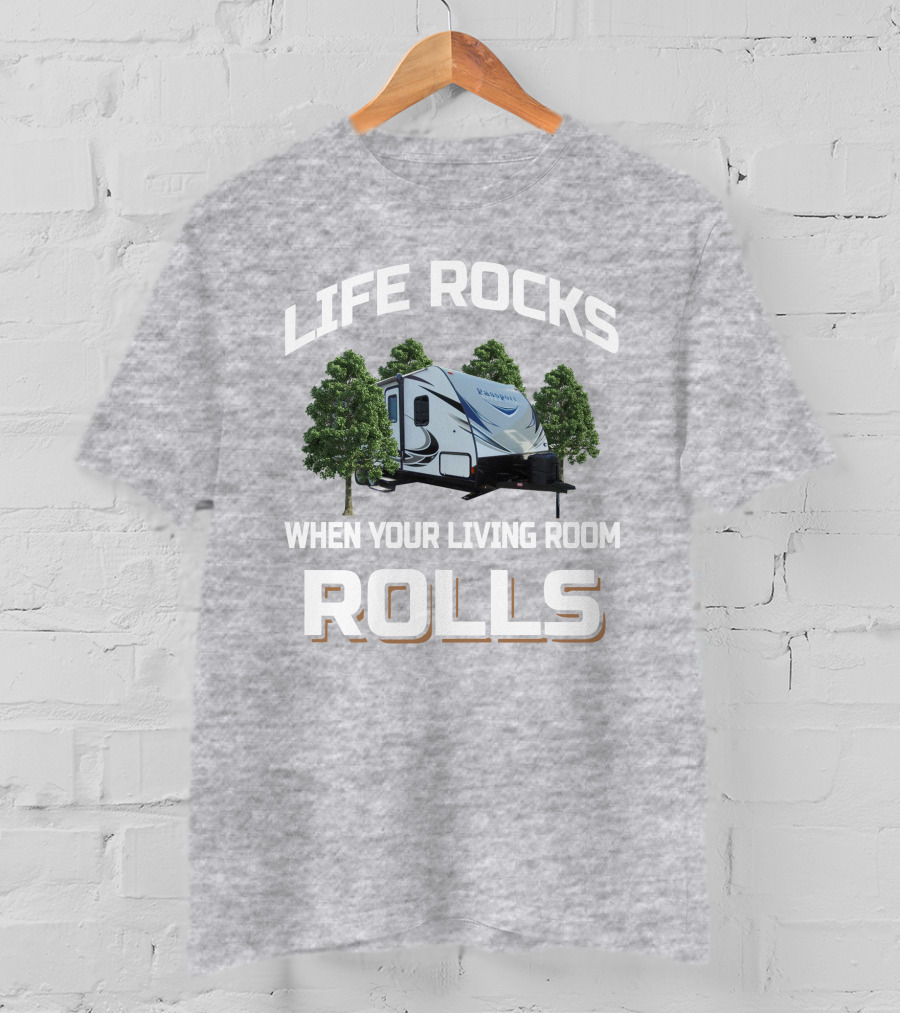 LIFE ROCKS WHEN YOUR LIVING ROOM ROLLS Passport 239ml T-Shirt