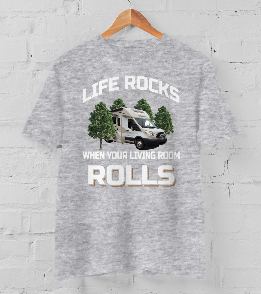 Life Rocks When Your Living Room Rolls Gemini 23Tr T-Shirt